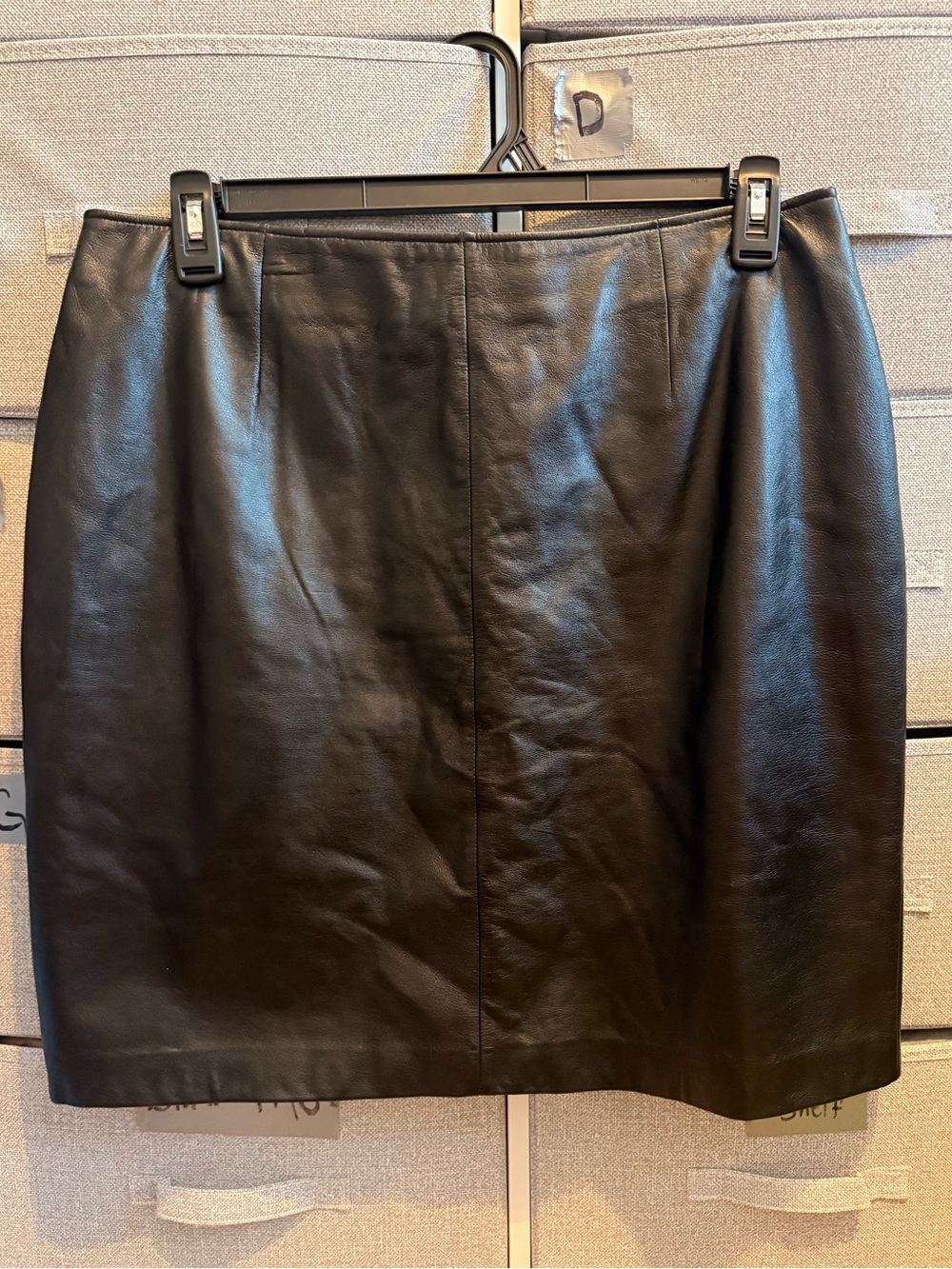 Apostrophe Vintage Y2K 100% Genuine leather skirt size 16
